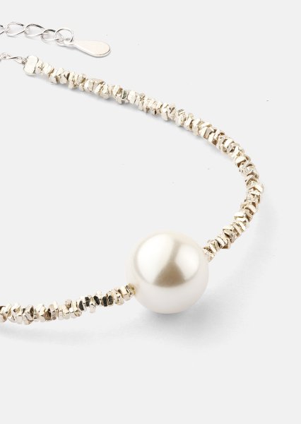 Pulsera Natuna - Chapada en plata