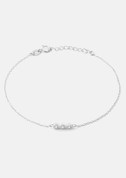 Pulsera Lumia - Chapada en plata