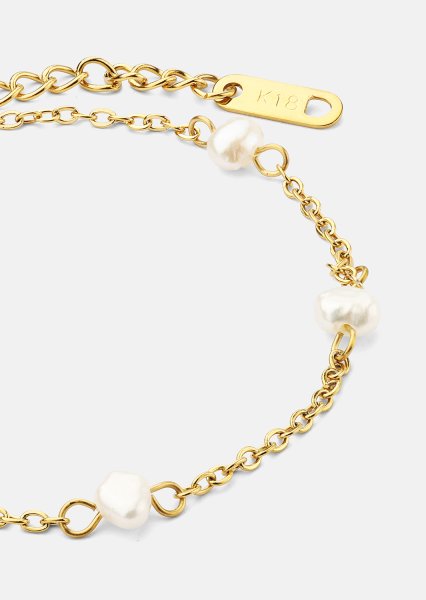 Pulsera Eterna - 18k Chapada en oro