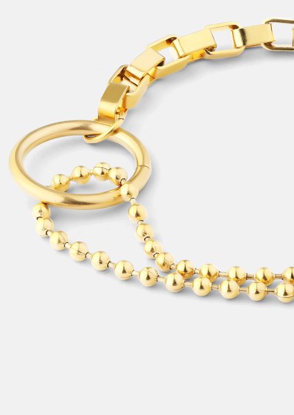 Pulsera Elysian - 18k Chapada en oro
