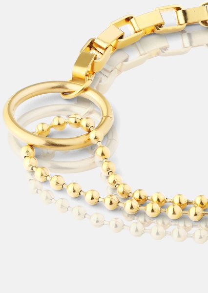 Pulsera Elysian - 18k Chapada en oro