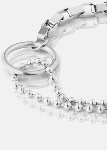 Pulsera Elysian - Chapada en plata