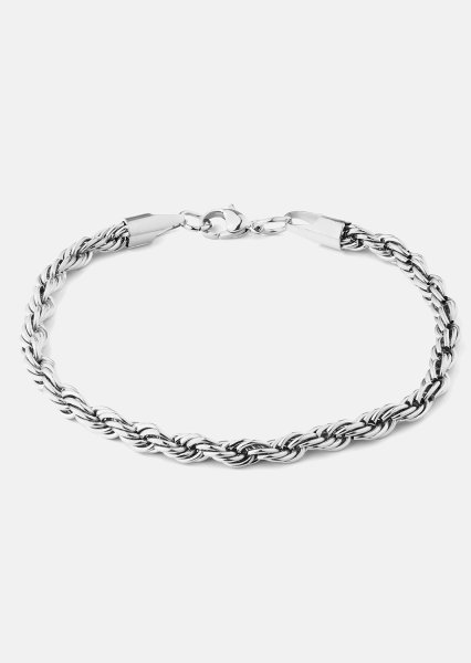 Pulsera Twisted Link- Chapada en plata