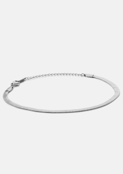 Pulsera Sleek Chain - Chapada en plata