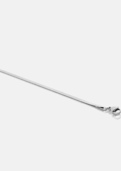 Pulsera Sleek Chain - Chapada en plata