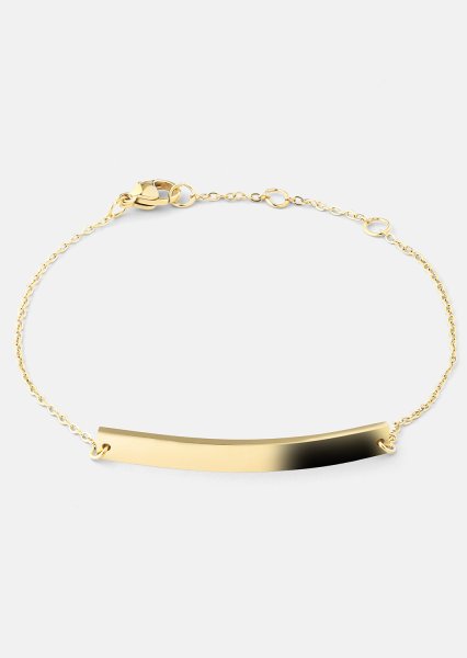 Pulsera Sleek Elegance - 18k Chapada en oro
