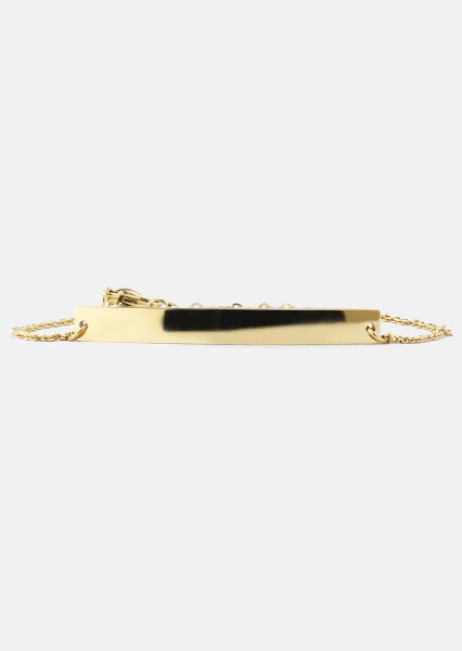 Pulsera Sleek Elegance - 18k Chapada en oro