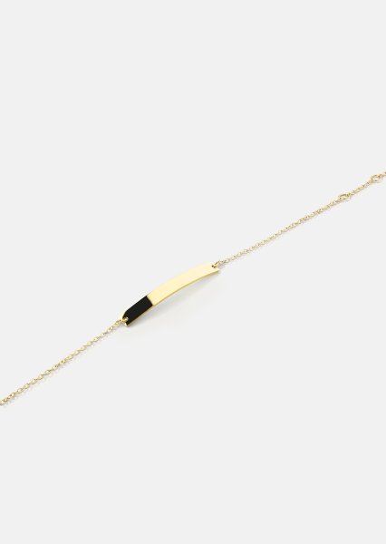 Pulsera Sleek Elegance - 18k Chapada en oro