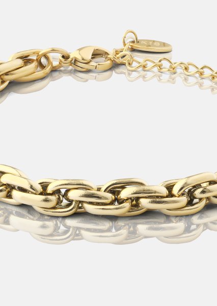 Pulsera Shine Link - 18k Chapada en oro