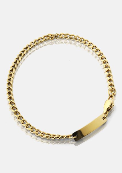 Pulsera Vanguard Chain- 18k Chapada en oro