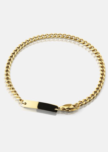 Pulsera Vanguard Chain- 18k Chapada en oro