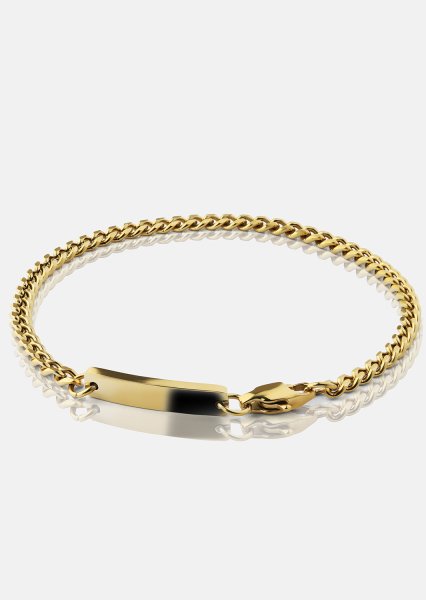 Pulsera Vanguard Chain- 18k Chapada en oro