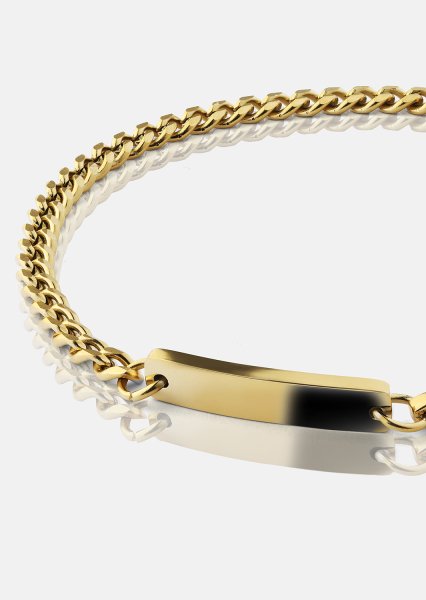 Pulsera Vanguard Chain- 18k Chapada en oro