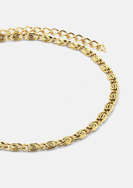Pulsera Eterna Link- 18k Chapada en oro