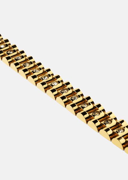 Pulsera Bold Elegance - 18k Chapada en oro