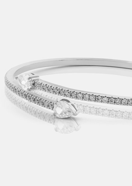 Pulsera Lumière Spark Stack - Chapada en plata