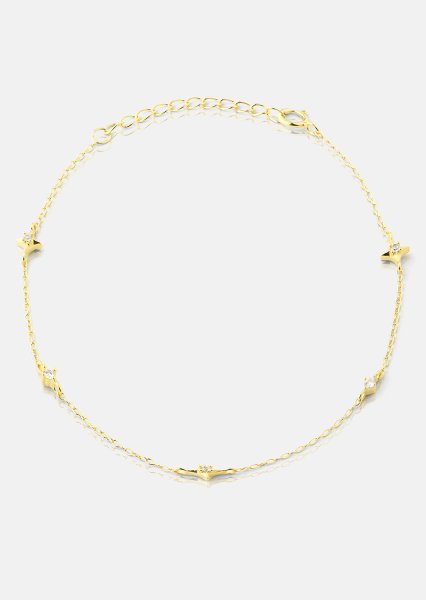 Pulsera Starlight Charm - 18k Chapada en oro
