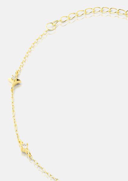 Pulsera Starlight Charm - 18k Chapada en oro