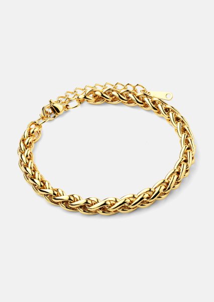 Pulsera Twist Bold - 18k Chapada en oro