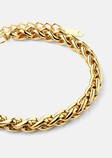 Pulsera Twist Bold - 18k Chapada en oro