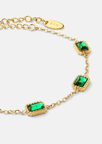 Pulsera Verdant - 18k Chapada en oro