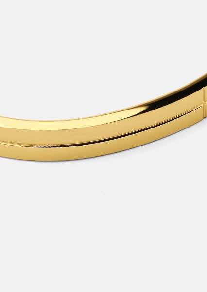 Pulsera Linea Gold Bangle - 18k Chapada en oro