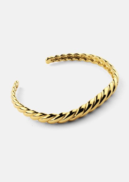 Pulsera Twist Glow - 18k Chapada en oro