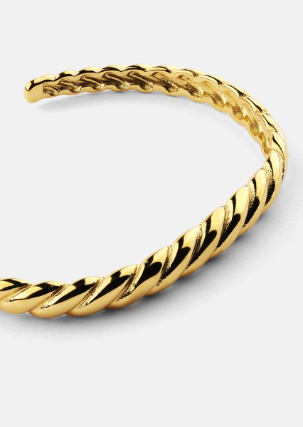 Pulsera Twist Glow - 18k Chapada en oro