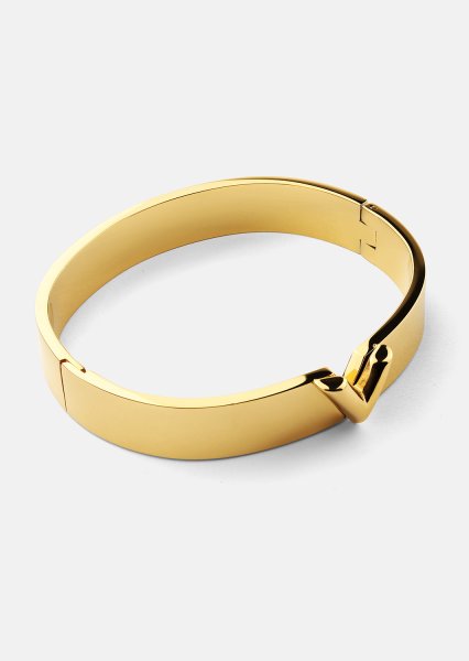 Pulsera V-Lock - 18k Chapada en oro
