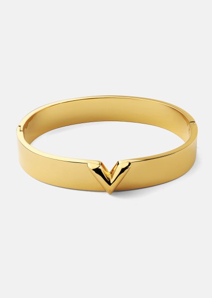 Pulsera V-Lock - 18k Chapada en oro