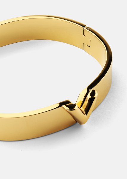 Pulsera V-Lock - 18k Chapada en oro