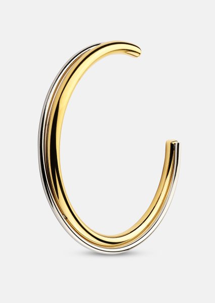 Pulsera Duo Cuff - 18k Chapada en oro