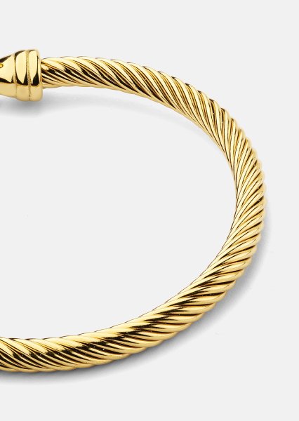 Pulsera Twistad Elegans - 18k Chapada en oro