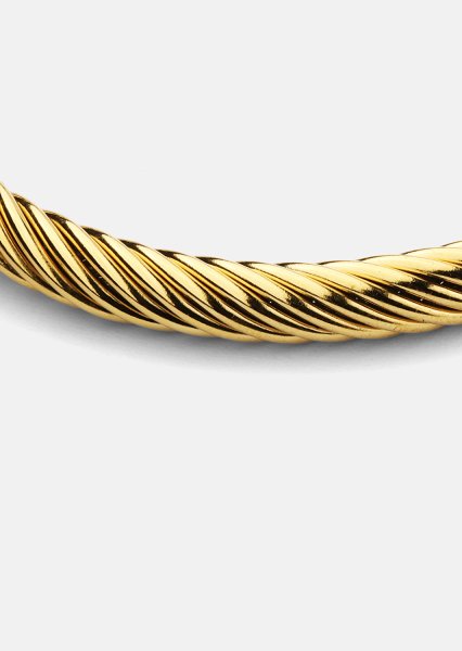 Pulsera Twistad Elegans - 18k Chapada en oro