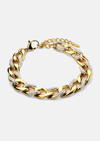 Pulsera Luna Luxe - 18k Chapada en oro