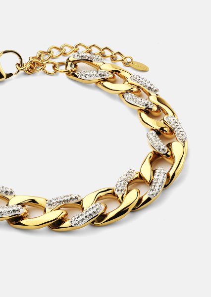 Pulsera Luna Luxe - 18k Chapada en oro