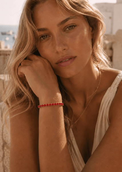 Pulsera Brillara - 18k Chapada en oro