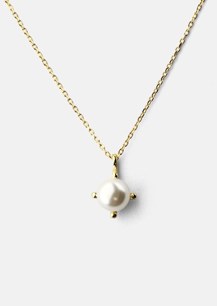 Collar North Pearl - 18k Chapado en oro