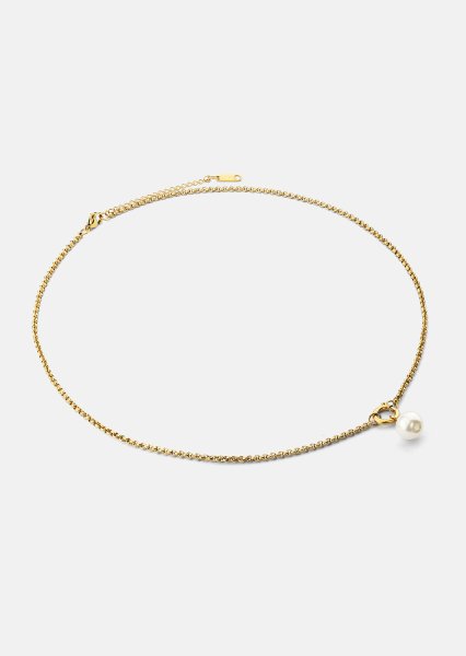 Collar Opal Circle Necklace - 18k Chapado en oro