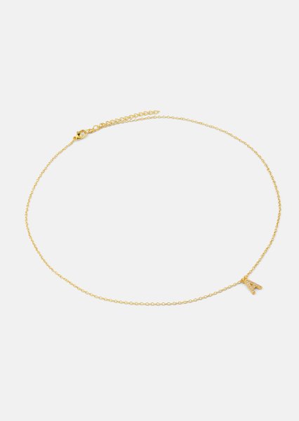 Collar Initial Letters A-N – 18k Gold Plated