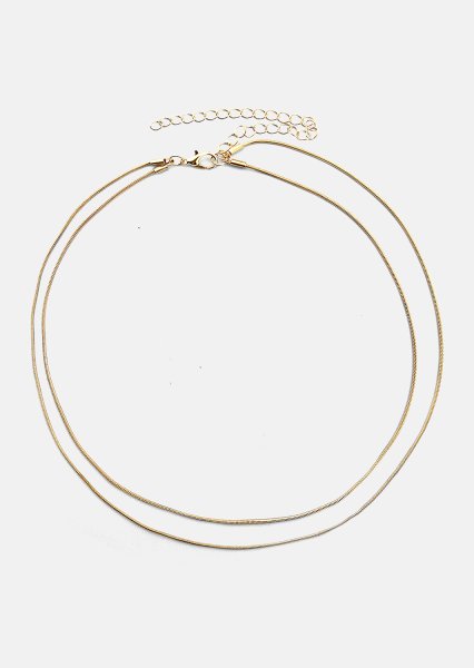 Collar Duo - 18k Chapado en oro