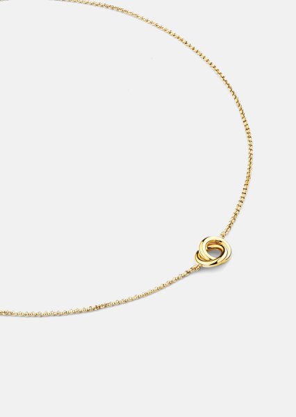 Collar Circle of Love- 18k Chapado en oro
