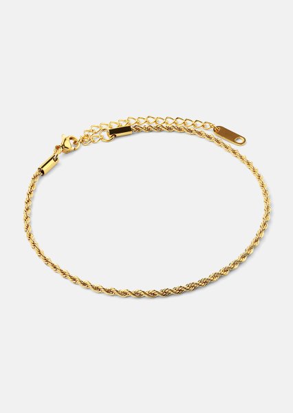 Pulsera Rope – 18k Chapada en oro