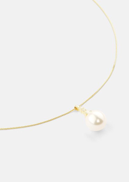 Collar Isla Pearl- 18k Chapado en oro