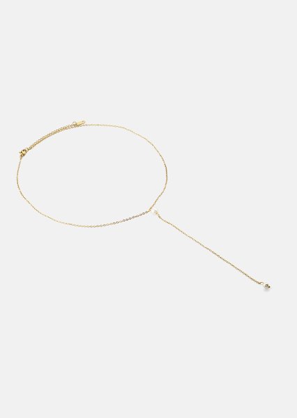 Collar Ocean Thread - 18k Chapado en oro