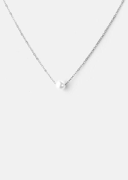 Collar Mini Pearl - Chapado en plata