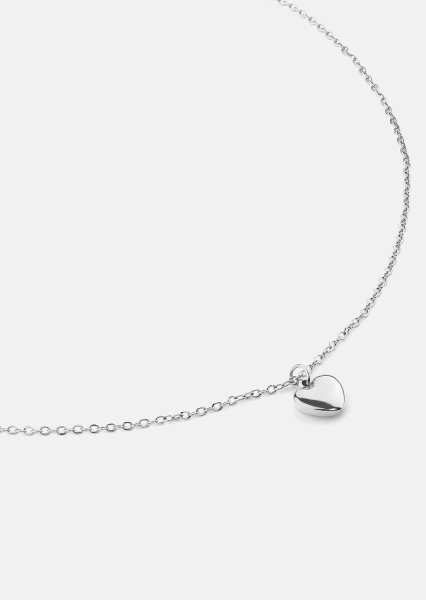 Collar Heartbeat - Chapado en plata