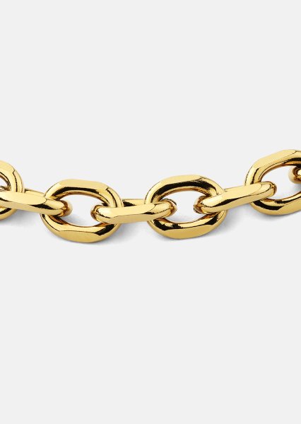 Pulsera Solid – 18k Chapada en oro