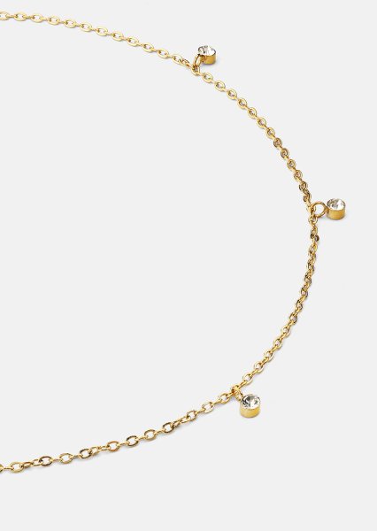 Collar Luna Drops - 18k Chapado en oro