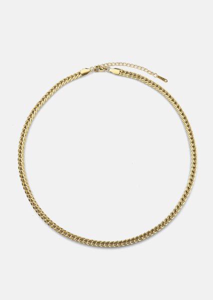 Collar Ember Braid – 18k Chapado en oro